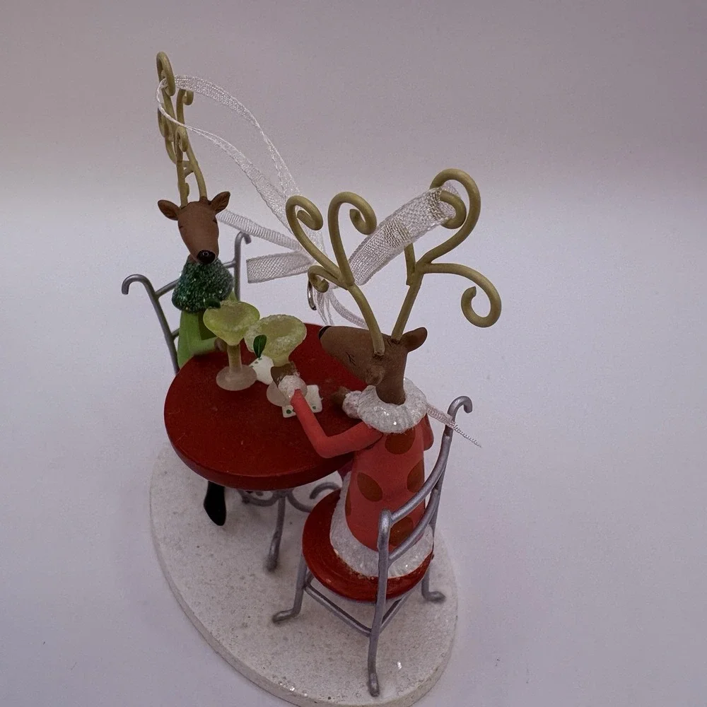Hallmark Keepsake 2007 Here's to Friendship Reindeer Ornament 4